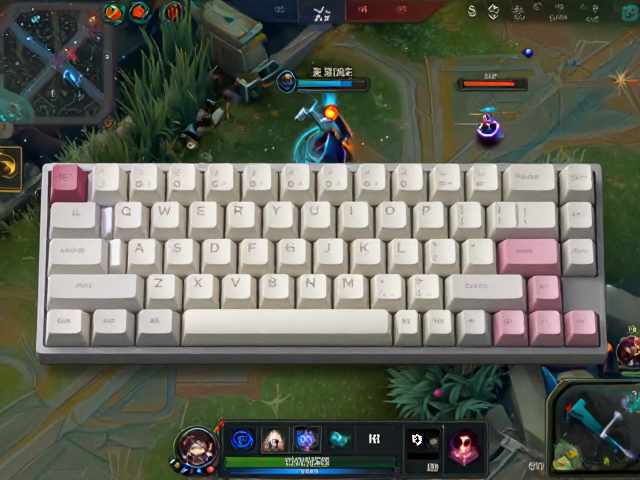 60%紧凑型电竞键帽，ABS材质温润手感，FPS/MOBA游戏利器