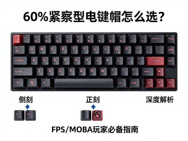 60%紧凑型电竞键帽怎么选?侧刻vs正刻深度解析,FPS/MOBA玩家必备指南