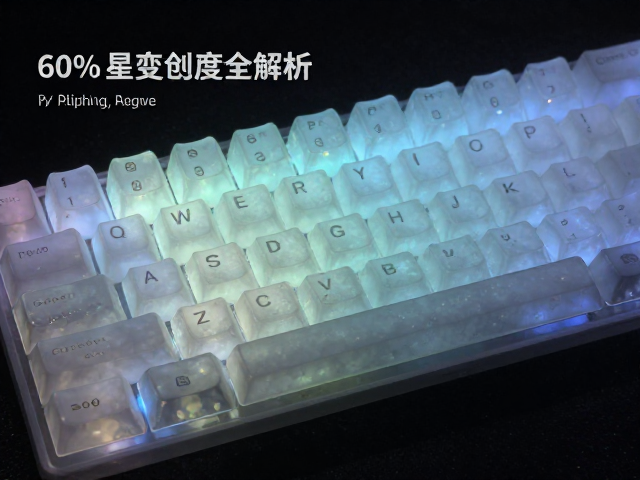 从PC键盘演变,60%紧凑型树脂键帽透光特效全解析