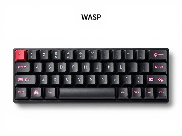 WASP Keycaps紧凑型电竞键帽,游戏功能键图标化设计解析