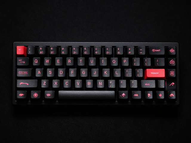 WASP Keycaps紧凑型电竞键帽,游戏功能键图标化设计解析