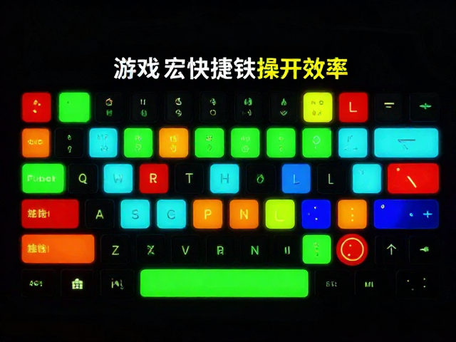 游戏宏快捷键帽,荧光色块标识,稳定不晃动提升操作效率