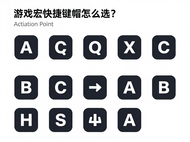 游戏宏快捷键帽怎么选?Actuation Point与大尺寸图标全解析