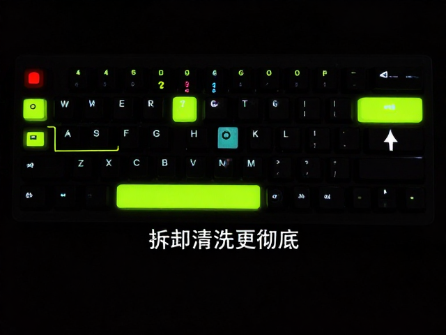 游戏宏快捷键帽怎么洗？荧光色块标识法，拆卸清洗更彻底