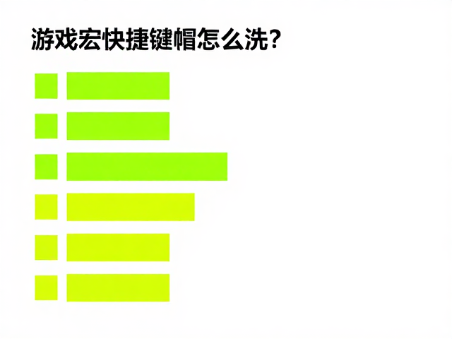 游戏宏快捷键帽怎么洗？荧光色块标识法，拆卸清洗更彻底