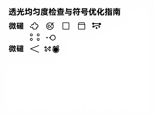 游戏宏快捷键帽，透光均匀度检查与微缩符号优化指南