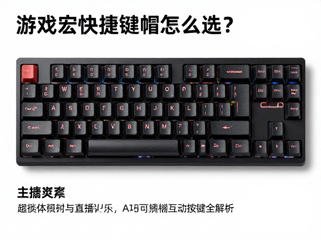 游戏宏快捷键帽怎么选?字符耐磨等级与直播互动按键全解析