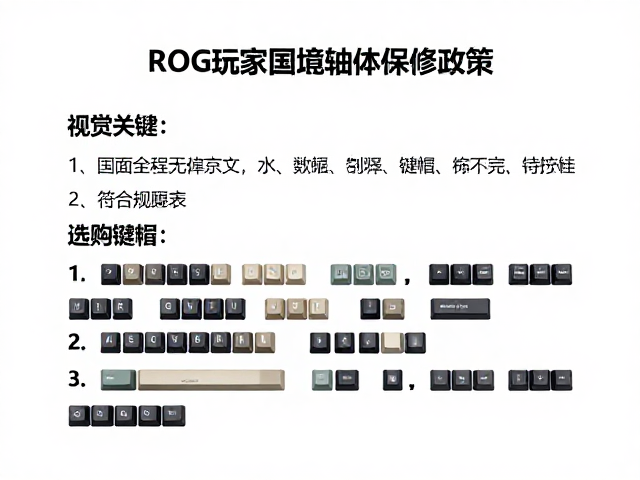 ROG玩家国度轴体保修政策与OLED显示屏键帽选购指南