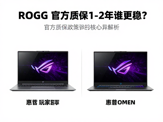 ROG玩家国度与惠普OMEN对比,官方质保1-2年谁更稳?