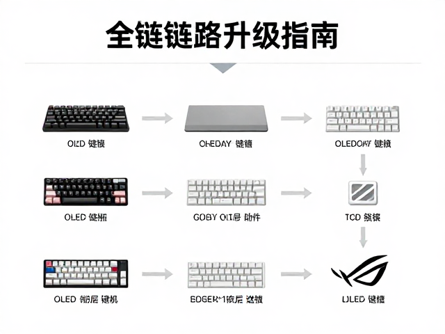 ROG玩家国度OLED键帽,从DIY配件到整机覆盖的全链路升级指南