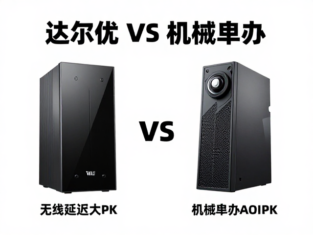 达尔优vs机械革命,无线延迟大PK,谁更跟手?