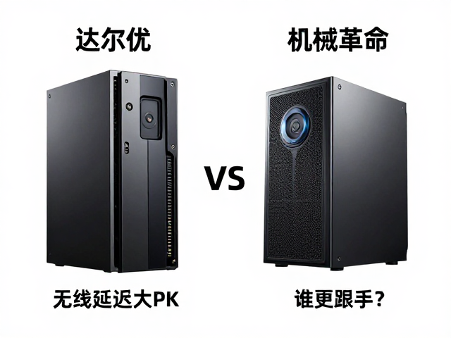 达尔优vs机械革命,无线延迟大PK,谁更跟手?