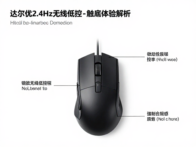 达尔优2.4GHz无线低延迟鼠标,极致跟手的触底体验解析
