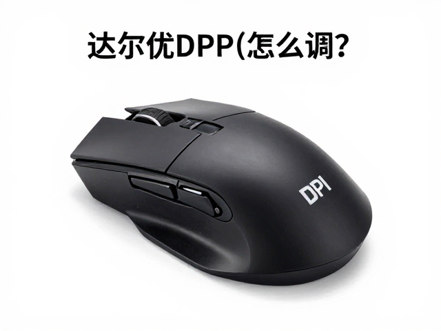 达尔优鼠标DPI怎么调?MOBA玩家必看的高频点击设置指南