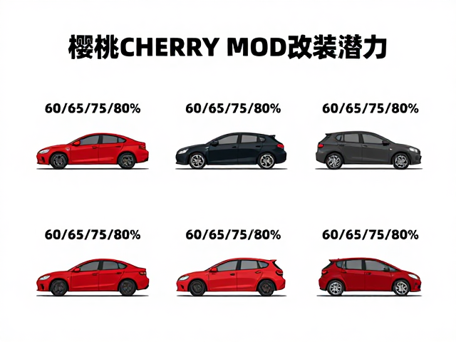 樱桃CHERRY MOD改装潜力,60/65/75/80%紧凑布局怎么选?