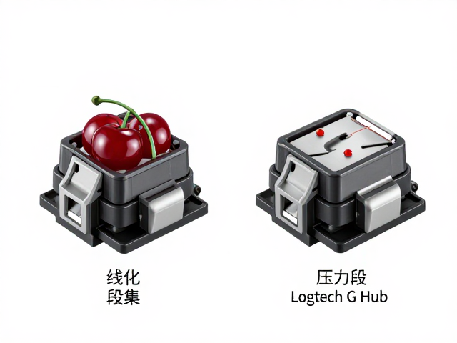 樱桃轴体对比,线性、段落、压力段在Logitech G Hub下的表现解析