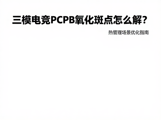 三模电竞PCB氧化斑点怎么解?热管理场景优化指南