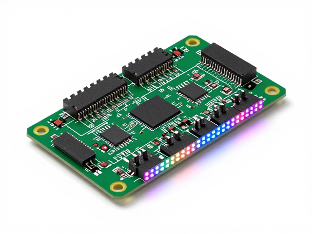 板载贴片RGB灯珠PCB，实现RGB灯带同步与PWM无频闪调光方案