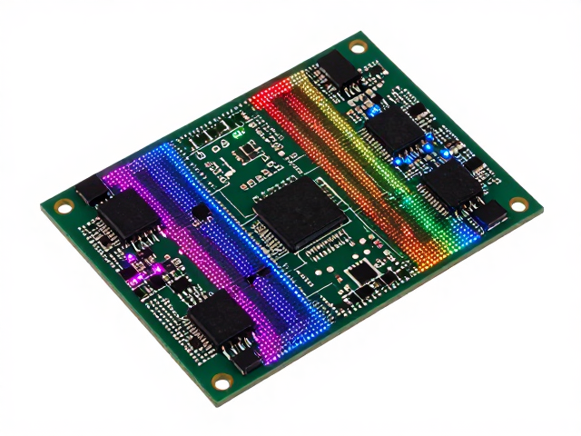 板载贴片RGB灯珠PCB，实现RGB灯带同步与PWM无频闪调光方案