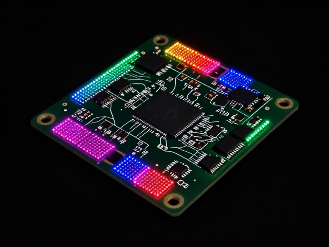 板载贴片RGB灯珠PCB方案,单总线协议与低功耗待机设计解析