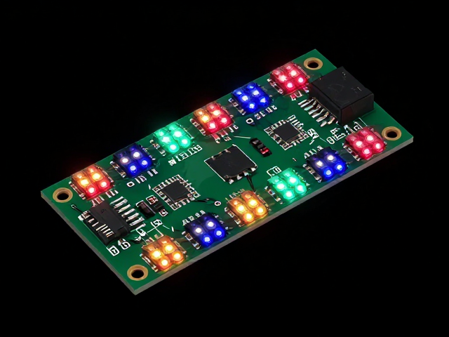 WS2812B自驱动板载贴片RGB灯珠PCB,防氧化表面处理方案