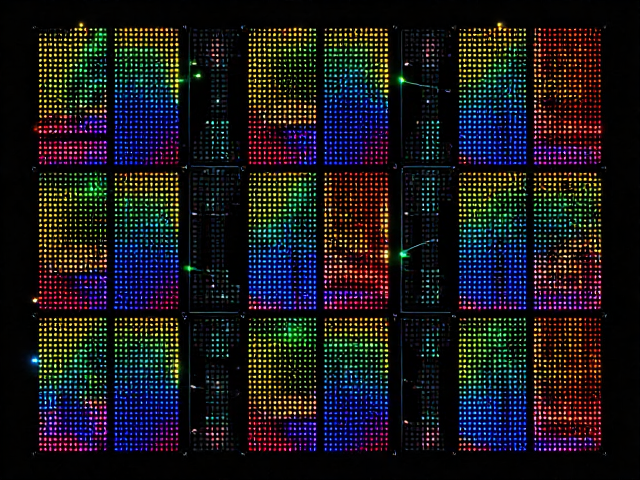 板载贴片RGB灯珠PCB设计,解决数据信号干扰与矩阵映射优化