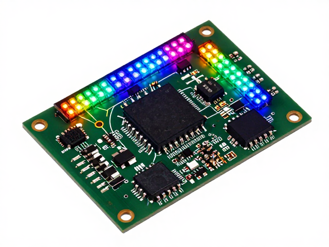 板载贴片RGB灯珠PCB设计,实现RGB灯带同步与低功耗蓝牙精准控制