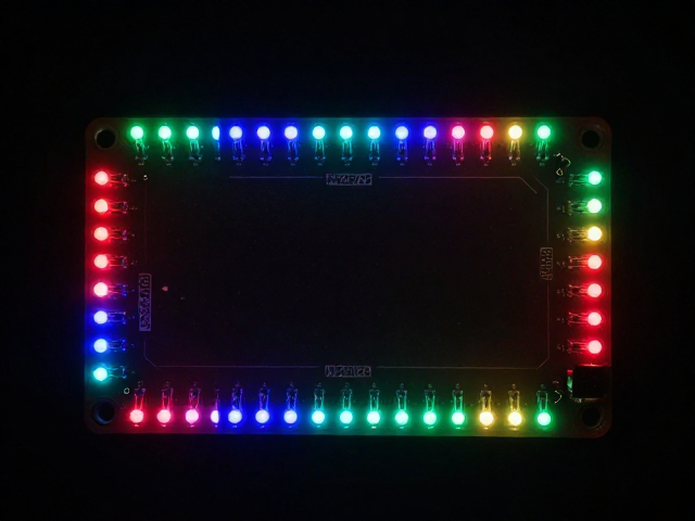 WS2812B自驱动PCB热损耗优化,板载贴片RGB灯珠设计指南