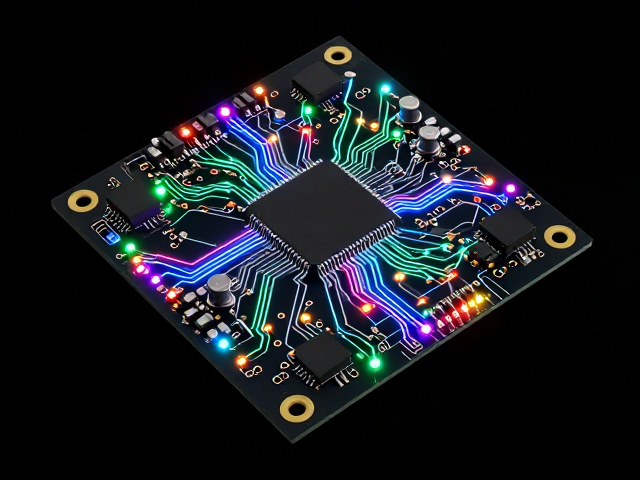板载贴片RGB灯珠PCB设计,流光特效与去耦电容配置详解