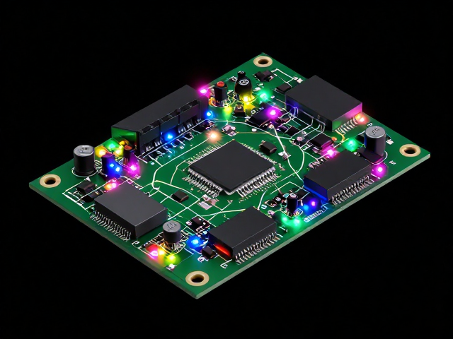 板载贴片RGB灯珠PCB设计,流光特效与去耦电容配置详解