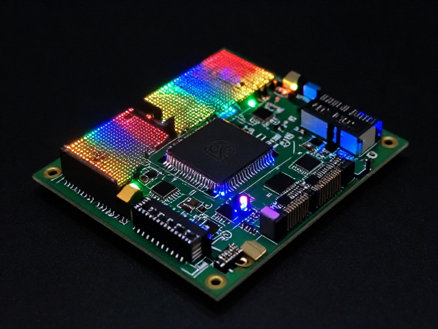 板载贴片RGB灯珠PCB与Logo背光，高效电源转换方案