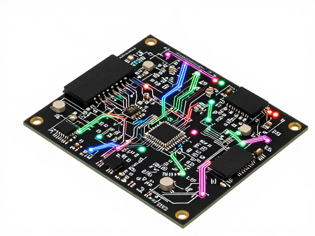板载贴片RGB灯珠PCB设计,抗数据信号干扰,实现1600万色精准还原