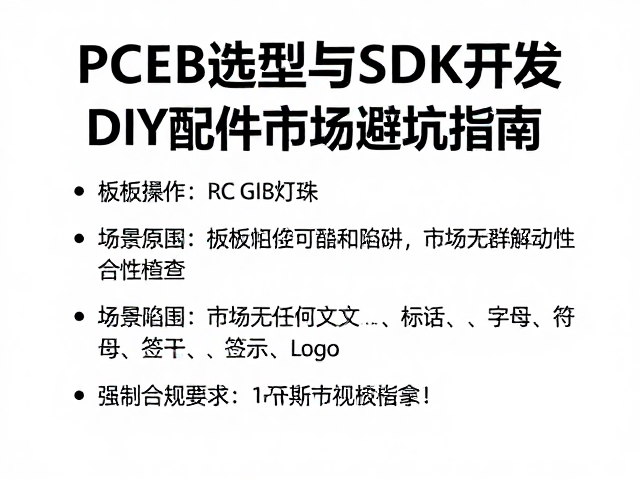 板载贴片RGB灯珠PCB选型与SDK开发,DIY配件市场避坑指南