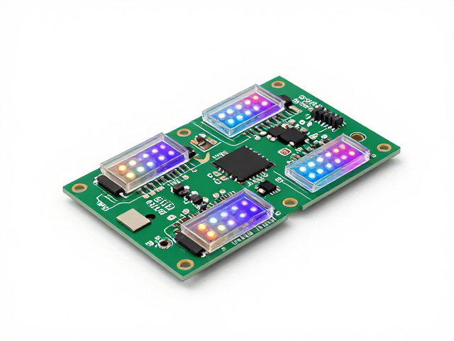板载贴片RGB灯珠PCB集成透明导光罩与级联延迟优化方案