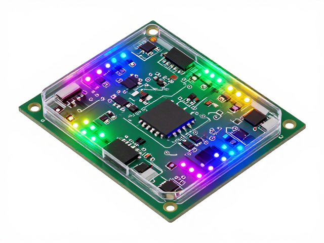板载贴片RGB灯珠PCB集成透明导光罩与级联延迟优化方案