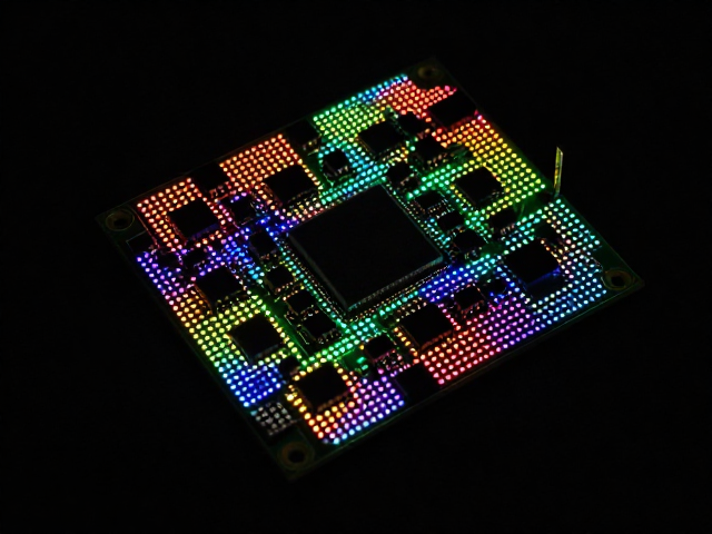 板载贴片RGB灯珠PCB方案,通用低成本实现键盘Logo背光