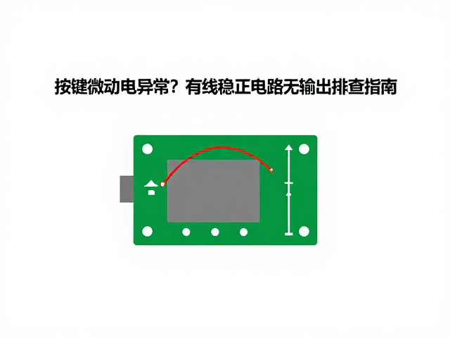 按键微动供电异常?有线稳压电路无输出排查指南