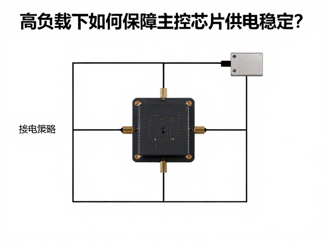 有线供电稳压电路,高负载下如何保障主控芯片供电稳定?