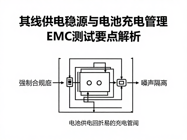 有线供电稳压与电池充电管理,EMC测试要点解析