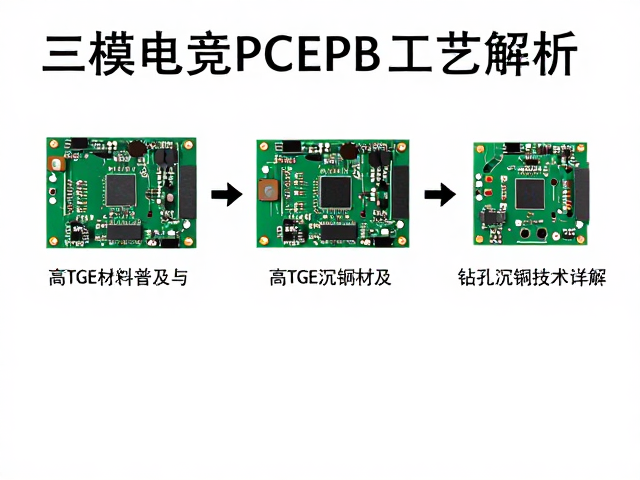 三模电竞PCB工艺解析,高Tg材料普及与钻孔沉铜技术详解