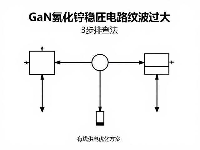 GaN氮化镍稳压电路纹波过大？3步排查法，有线供电优化方案