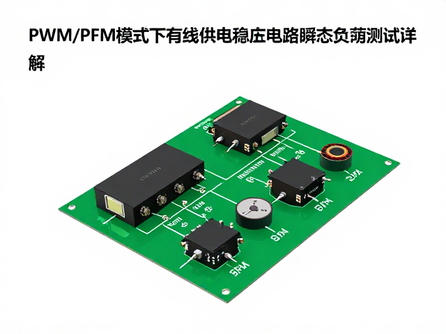 PWM/PFM模式下有线供电稳压电路瞬态负载测试详解