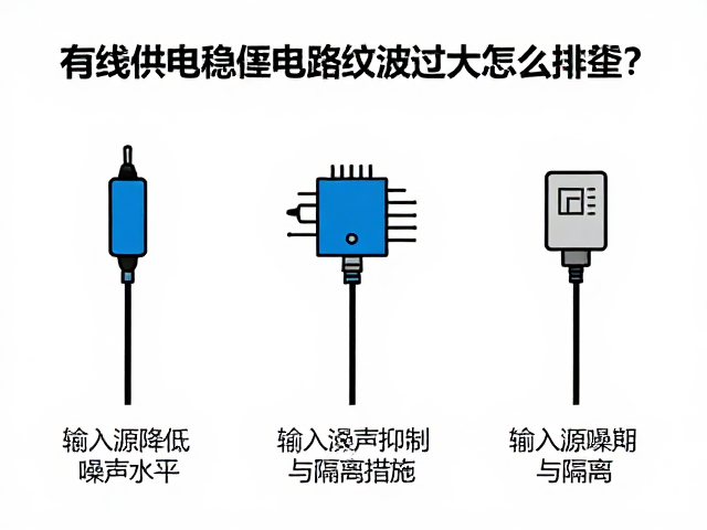 有线供电稳压电路纹波过大怎么排查？5步降低噪声水平