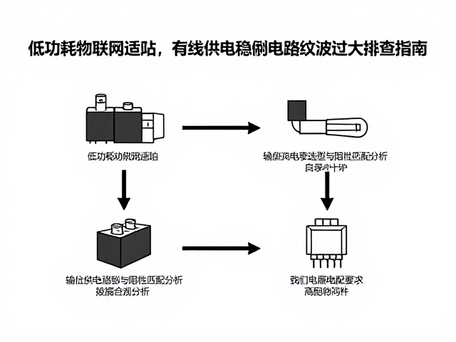 低功耗物联网适配,有线供电稳压电路纹波过大排查指南