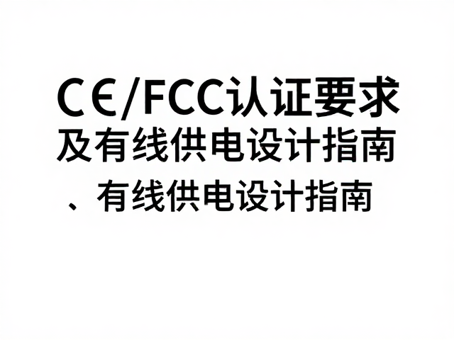 UPS稳压电路CE/FCC认证要求及有线供电设计指南