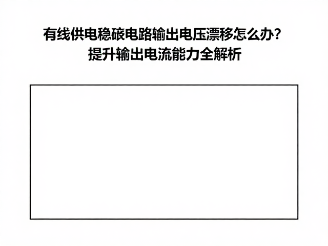 有线供电稳压电路输出电压漂移怎么办?提升输出电流能力全解析