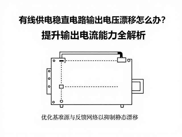 有线供电稳压电路输出电压漂移怎么办?提升输出电流能力全解析