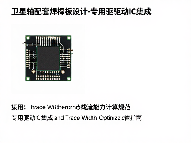 卫星轴配套焊盘电路设计，专用驱动IC集成与Trace Width优化指南