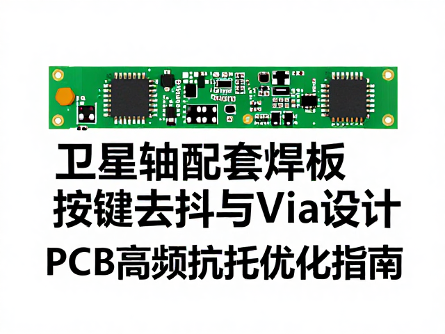 卫星轴配套焊盘、按键去抖与Via设计,PCB高频抗干扰优化指南