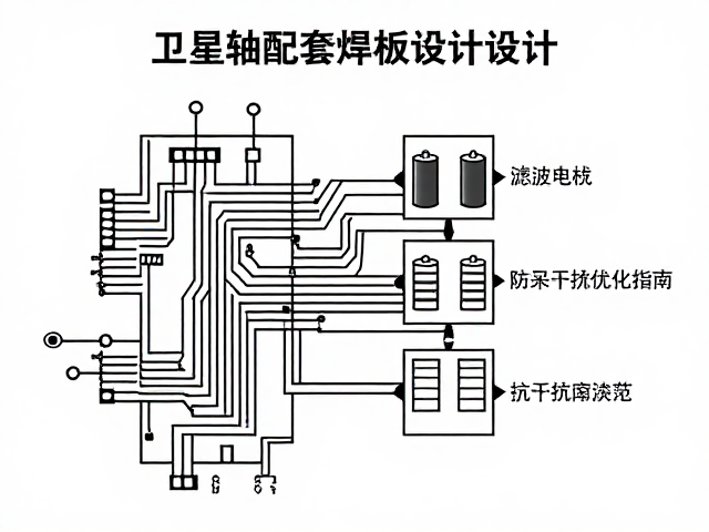 卫星轴配套焊盘电路设计,滤波电容与防呆优化指南